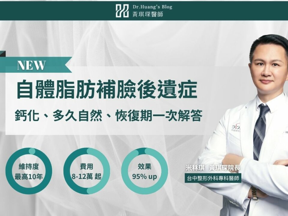 自體脂肪補臉後遺症、恢復期與費用，Dcard&PTT熱門疑問，醫師來解答！