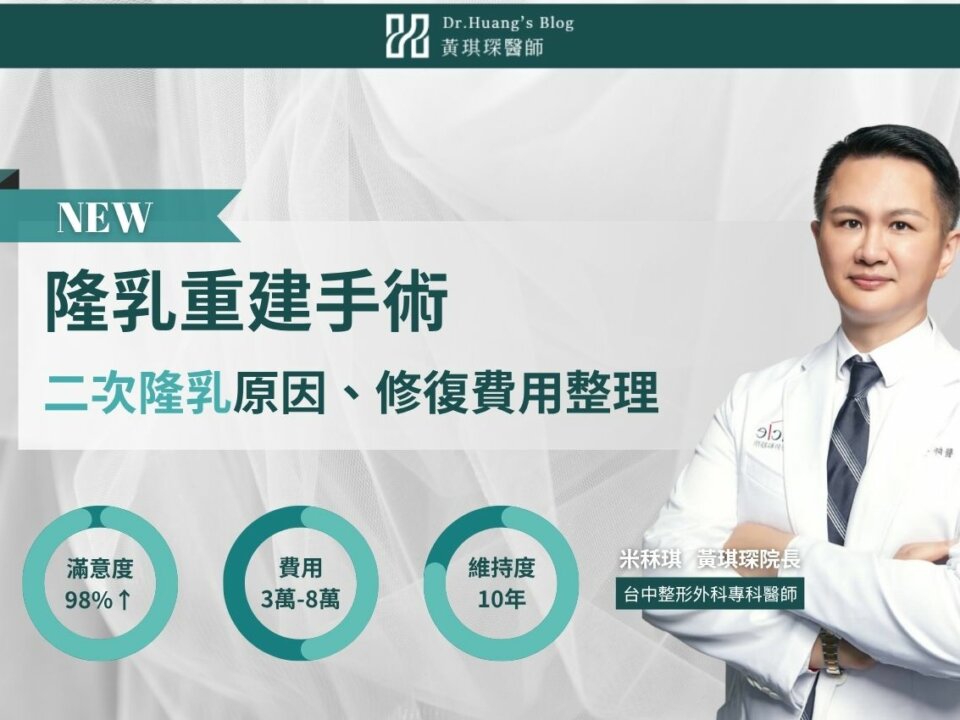 二次隆乳怎麼修復？隆乳重做原因、費用與重建手術方式整理
