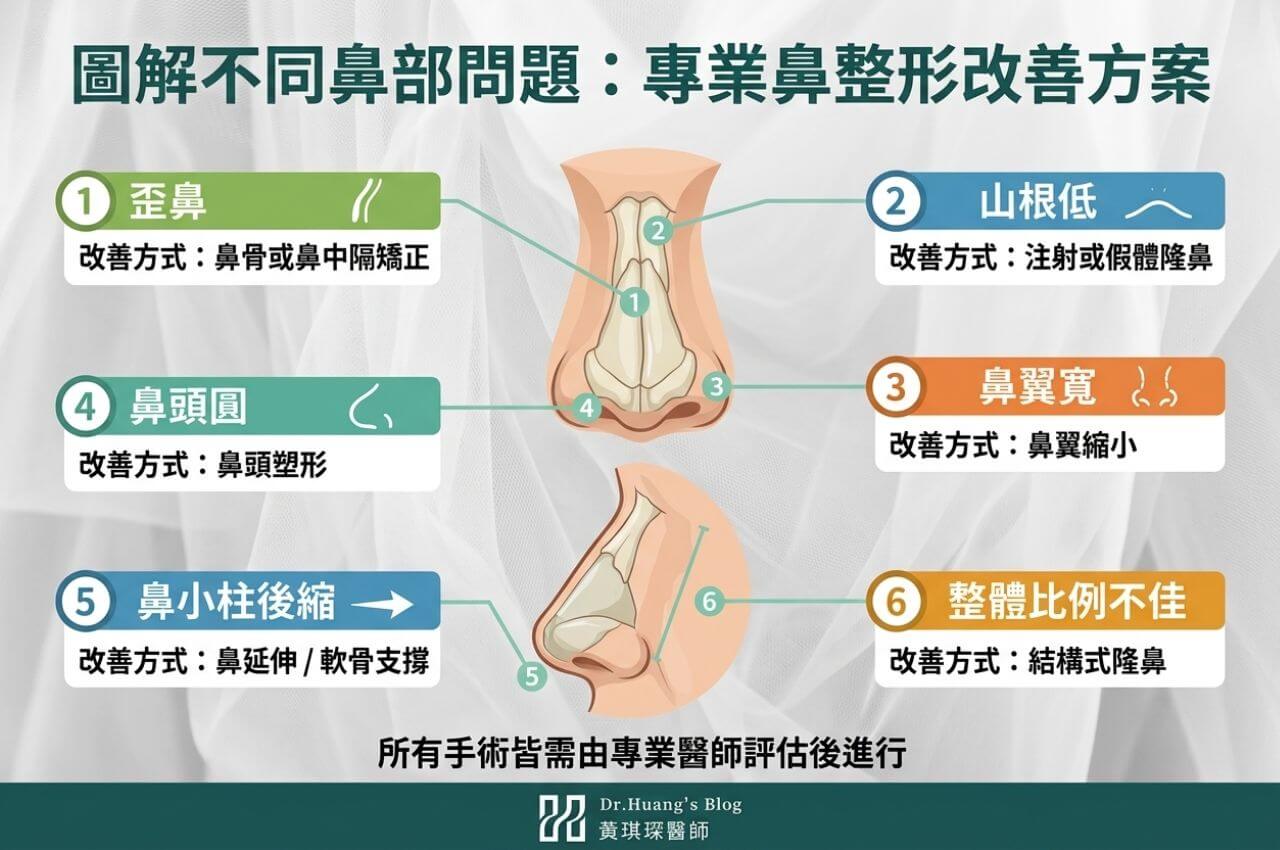 不同鼻子問題怎麼改善