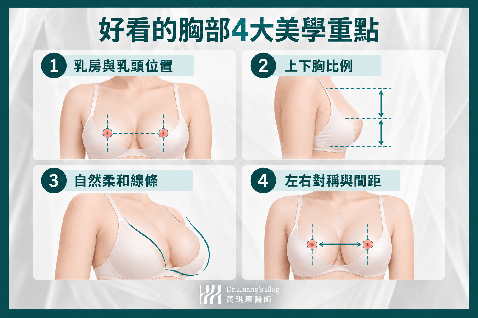 好看的胸部有什麼標準？4大胸型美學重點
